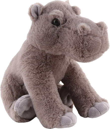 Ippopotamo di peluche seduto 24 cm