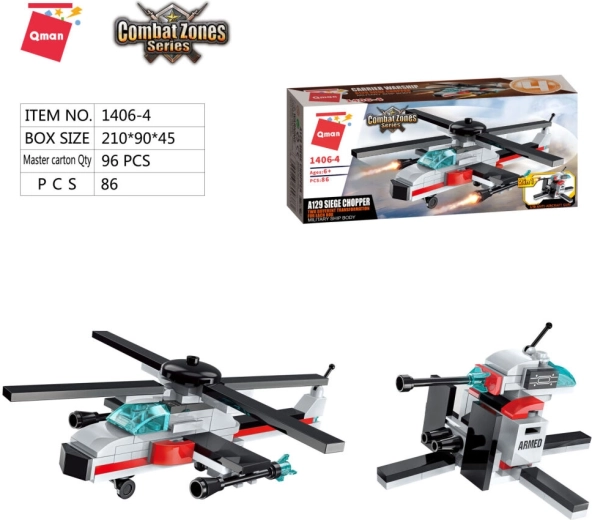 Qman portaerei – elicottero A129 Siegge 2v1