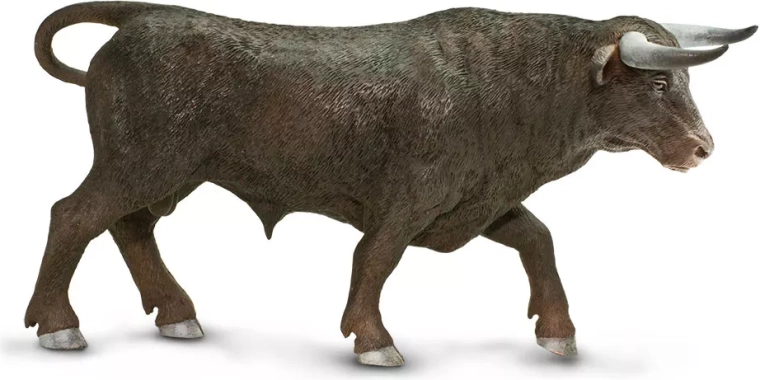 Figura di toro nero Safari Ltd. - 1 pezzo