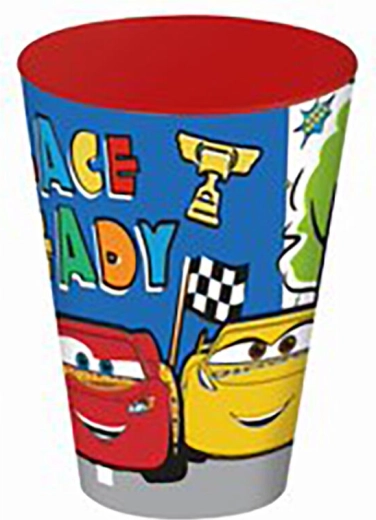 Bicchiere di plastica CARS 430 ml