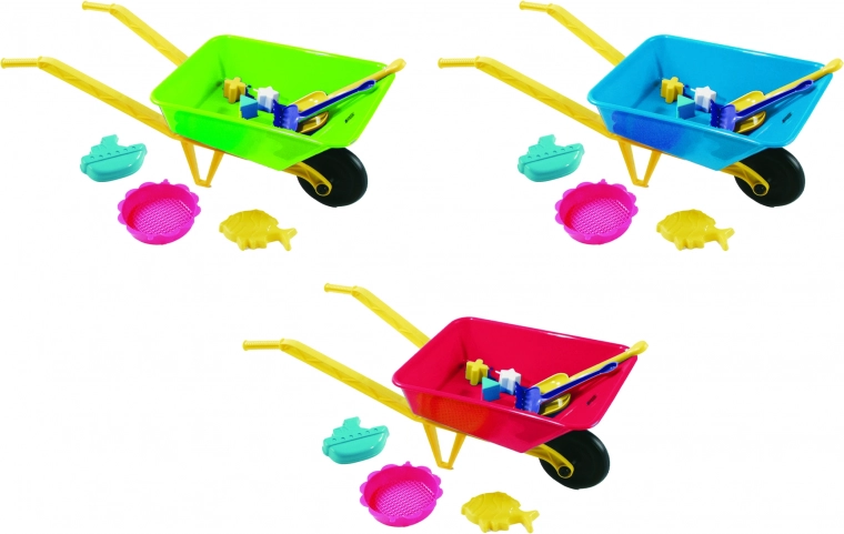 Carriola per bambini con set per la sabbia 70 cm