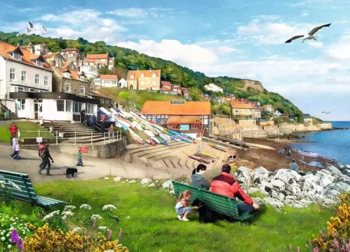Suggestiva costa dello Yorkshire