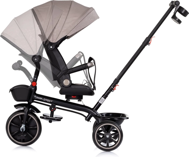 Sedile girevole e reclinabile a 360°