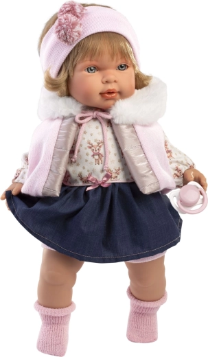 Llorens Carla bambola realistica parlante e piangente 42 cm