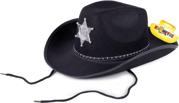 Cappello da carnevale nero per adulti