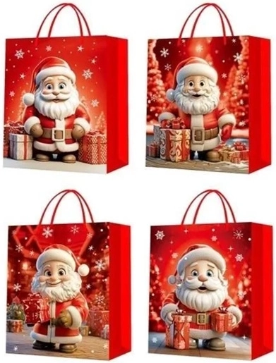 Borsa regalo XL con motivo festivo
