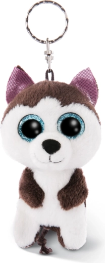 Portachiavi Nici Glubschis cane husky Barkley 9 cm - 1 pezzo