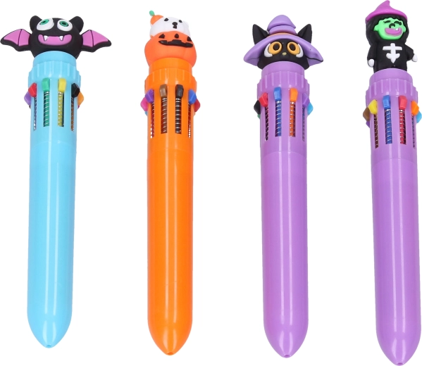 Design Halloween con personaggio sulla parte superiore