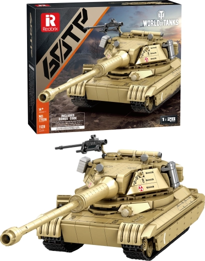 Kit di costruzione del carro armato T-44 World of Tanks (1128 pezzi)
