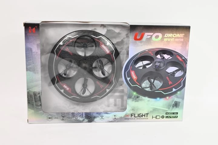 Drone RC a forma di UFO con illuminazione LED