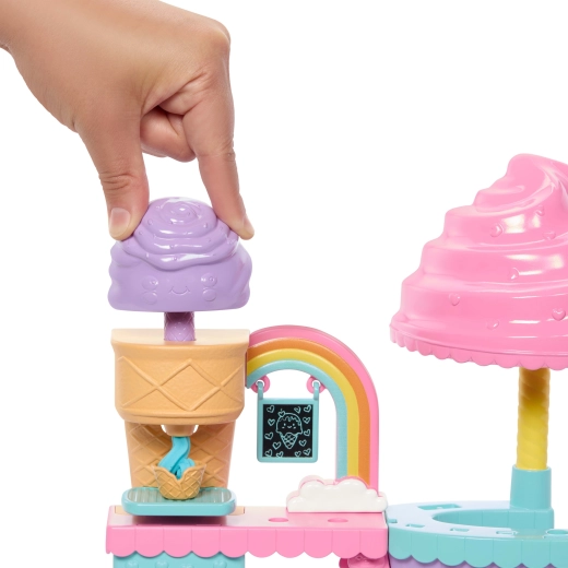Creazione di spirali di gelato con la pasta modellabile