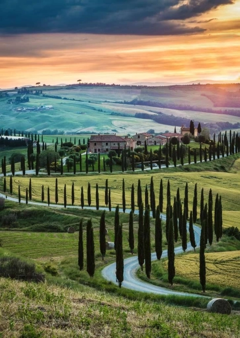 Puzzle RAVENSBURGER Val d'Orcia, Toscana – 1000 pezzi