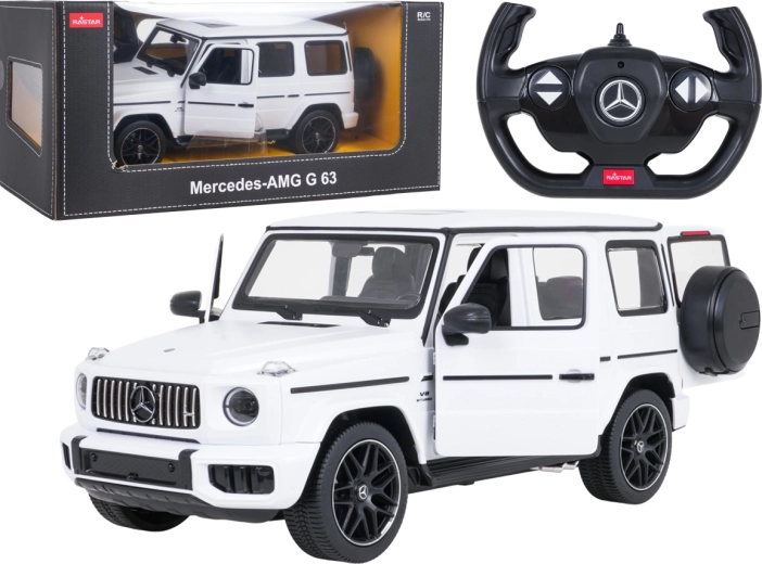 Auto radiocomandata Rastar Mercedes-AMG G 63 1:14 – Bianco