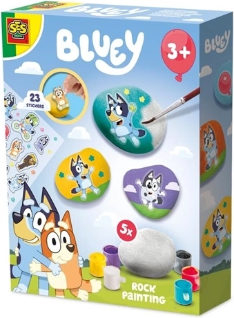 SES Bluey set per dipingere i sassolini