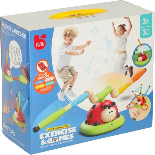 Gioco interattivo per bambini coccinella 3 in 1
