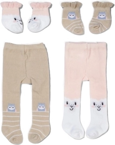 Baby Born collant e calzini con motivo pecorella (2 varianti) per bambola 43 cm