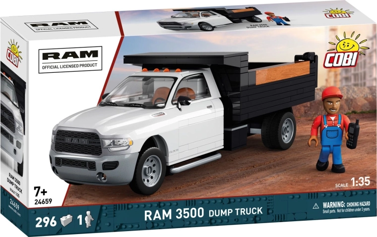 Cobi RAM 3500 autocarro con cassone ribaltabile 1:35 (296 pezzi)