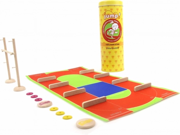 milaniwood skok! gioco da tavolo atletica in legno