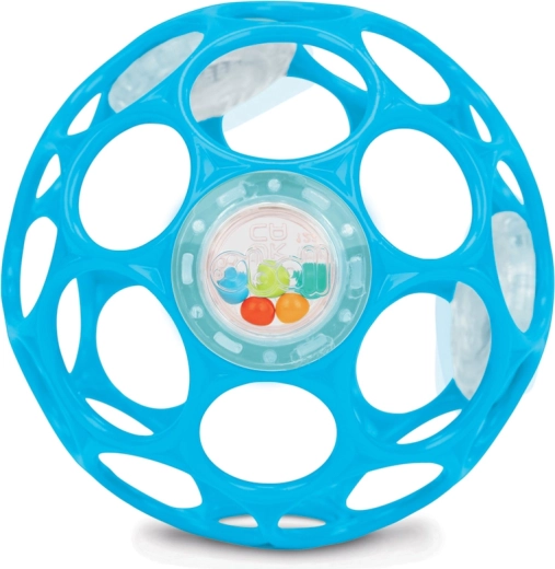 Palla sonaglino Oball blu 10 cm
