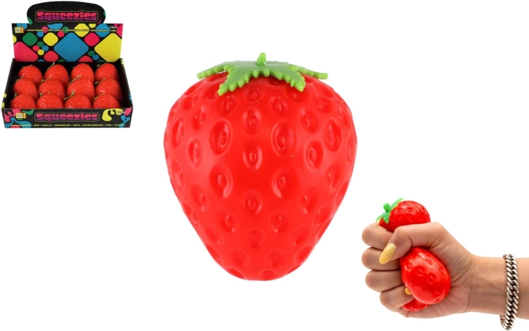 Fragola antistress da schiacciare - 1 pezzo