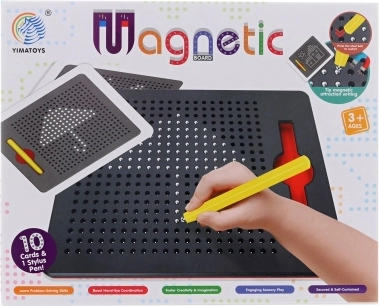 Lavagna magnetica con palline e schede