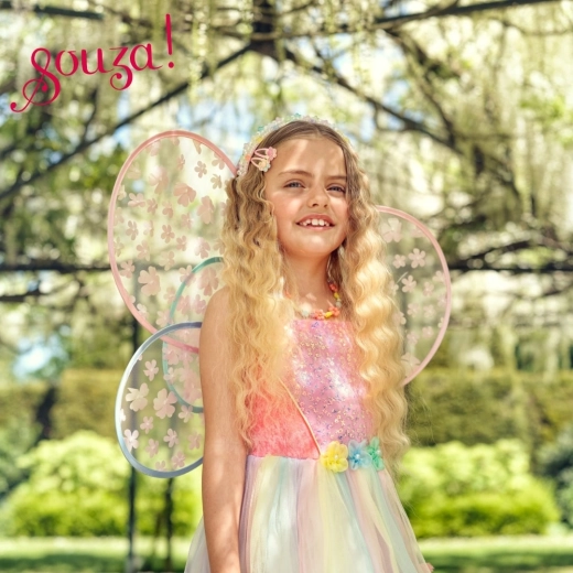 Souza! costume da fata Flora per bambina (3–4 anni, 98–104 cm)