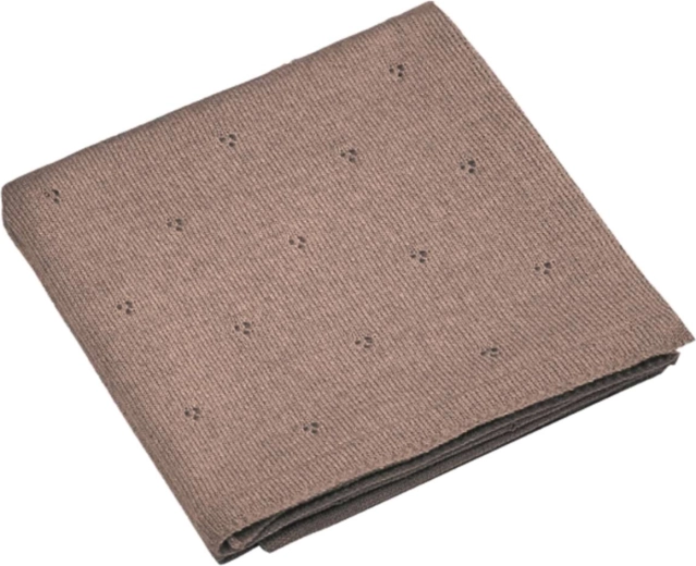 Coperta in merino NANNA Apollo taupe