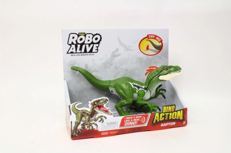 ZURU Robo Alive dinosauro raptor con suono