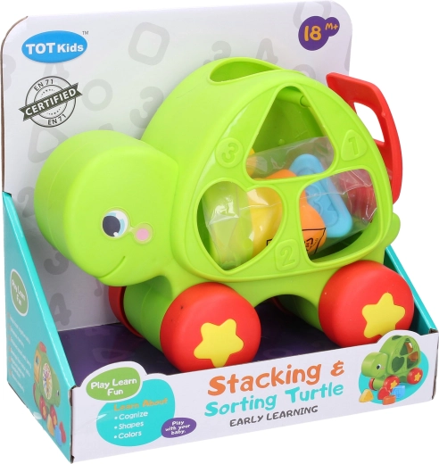 Gioco a incastro tartaruga 19 cm - 1 pezzo