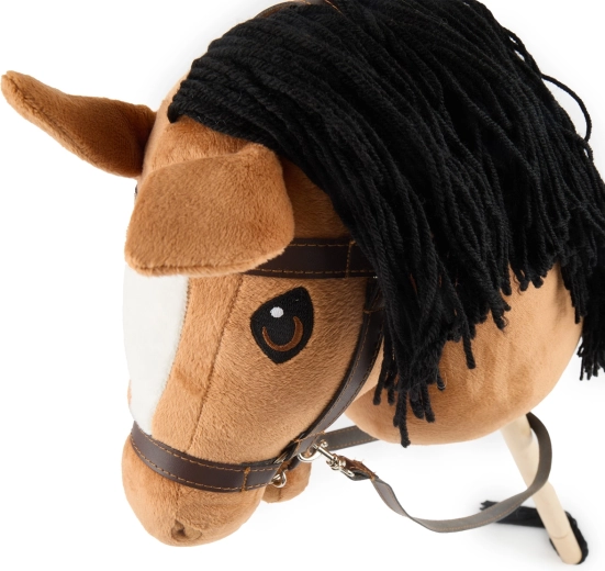 Bieco cavallo a bastone marrone (taglia S)