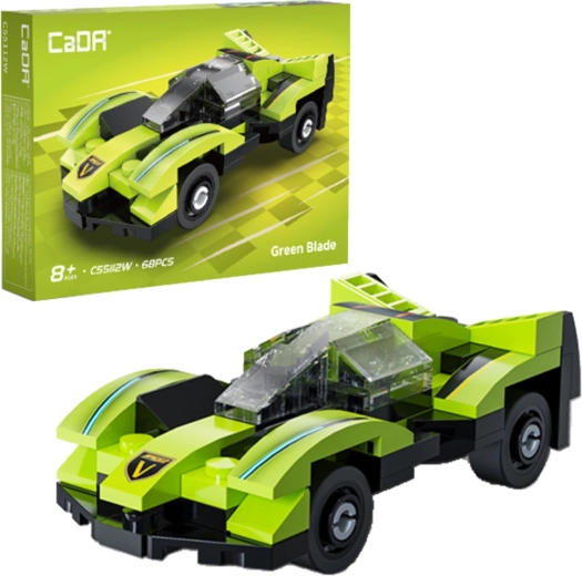 Kit di costruzione CaDA auto da corsa Green Blade (68 pezzi)