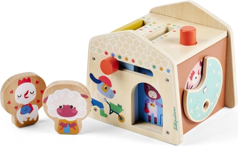 Casetta Lilliputiens con gioco del cucù