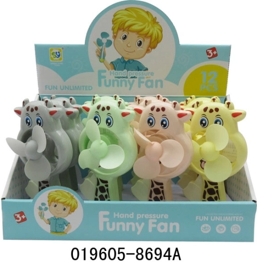Ventilatore manuale giraffa 17 cm