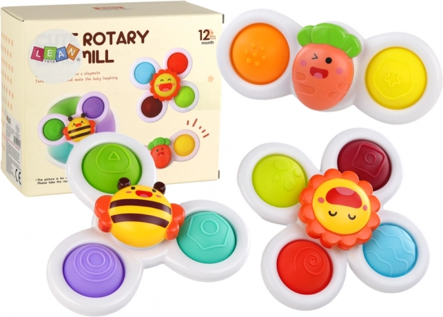 Giocattolo sensoriale Spinners Bee Sunshine Carrot Suckers