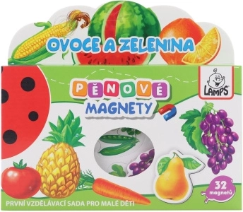 Magneti in gomma Frutta e verdura – set per bambini