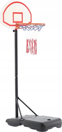 Canestro da basket portatile con altezza regolabile 165–205 cm