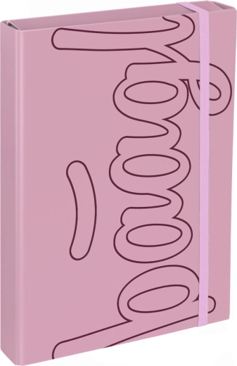 Baagl cartellina per quaderni scolastici A4 Jumbo Rose