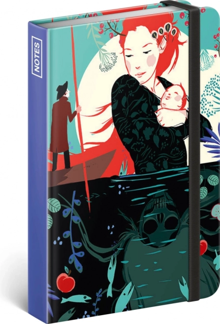 Taccuino a righe con design d’autore di Kateřina Bažantová 11 × 16 cm