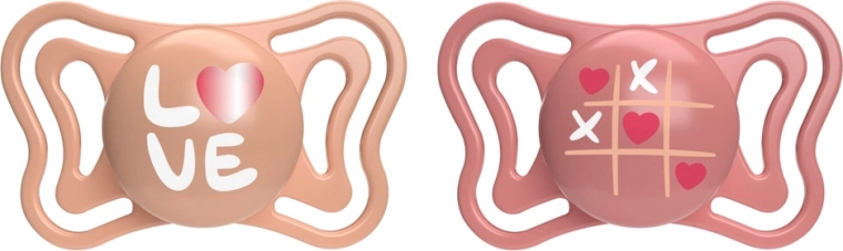 Succhietti Chicco Physio Light in silicone rosa 16–36 mesi, 2 pz