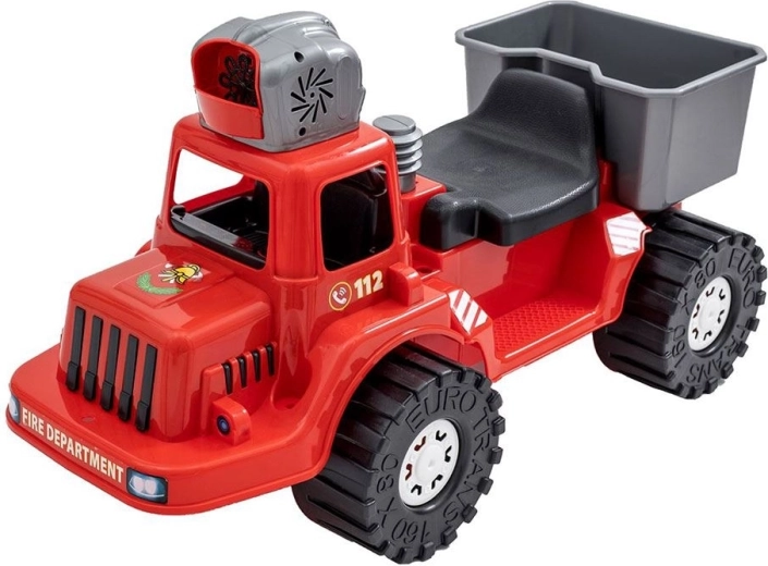 Draisina dei pompieri per bambini con bolle BAYO 70 cm