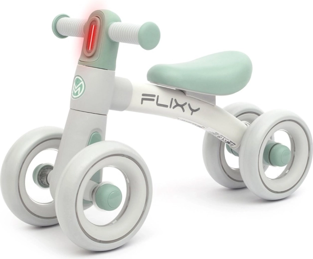 Bicicletta senza pedali per bambini con luce FLIXY menta