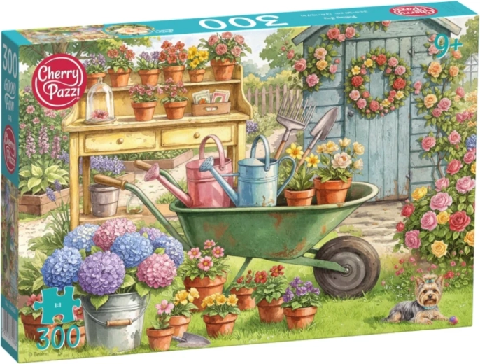 Puzzle Cherry Pazzi Giardino in fiore da 300 pezzi