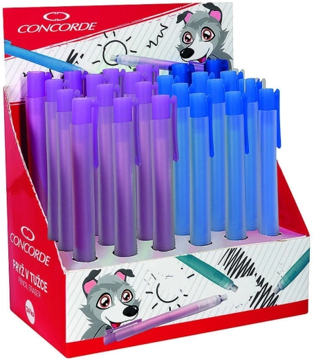 Gomma estraibile a penna Concorde, colori assortiti