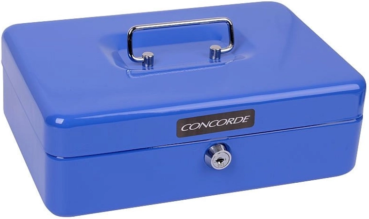 Cassetta di sicurezza metallica CONCORDE 33, blu