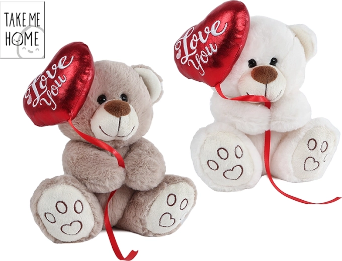 orsacchiotto di peluche con cuore love you 20 cm