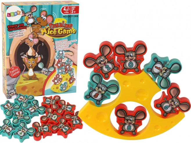 Gioco arcade di equilibrio Cheese Tower 12 pz. Lezione di matematica