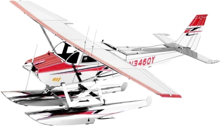 Modello 3D in Metallo METAL EARTH Cessna 182 Idrovolante