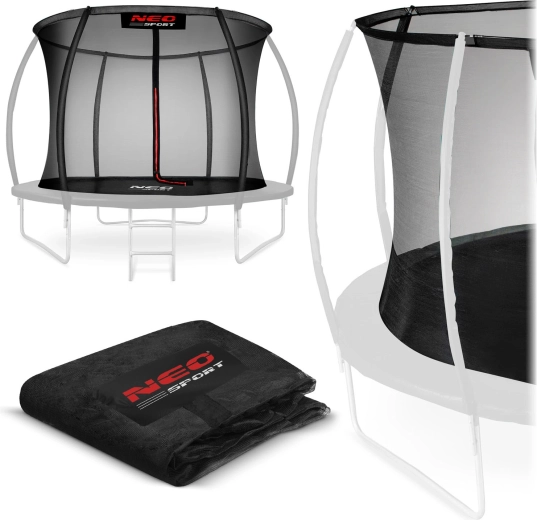 Rete di protezione interna per trampolino Neo-Sport 252 cm (8 ft) per 6 pali