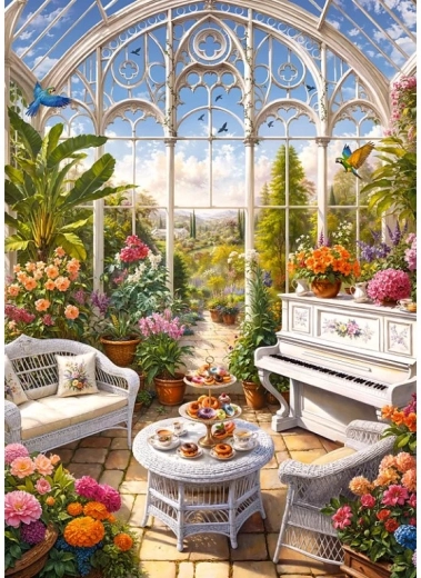 Puzzle Cherry Pazzi Orangerie dei sogni 1000 pezzi