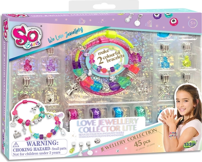 Tasia set per creare braccialetti dell’amore 45 pz